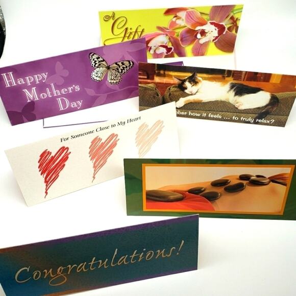 Professional Massage Gift Certificates Blank - Picture 3 of 7